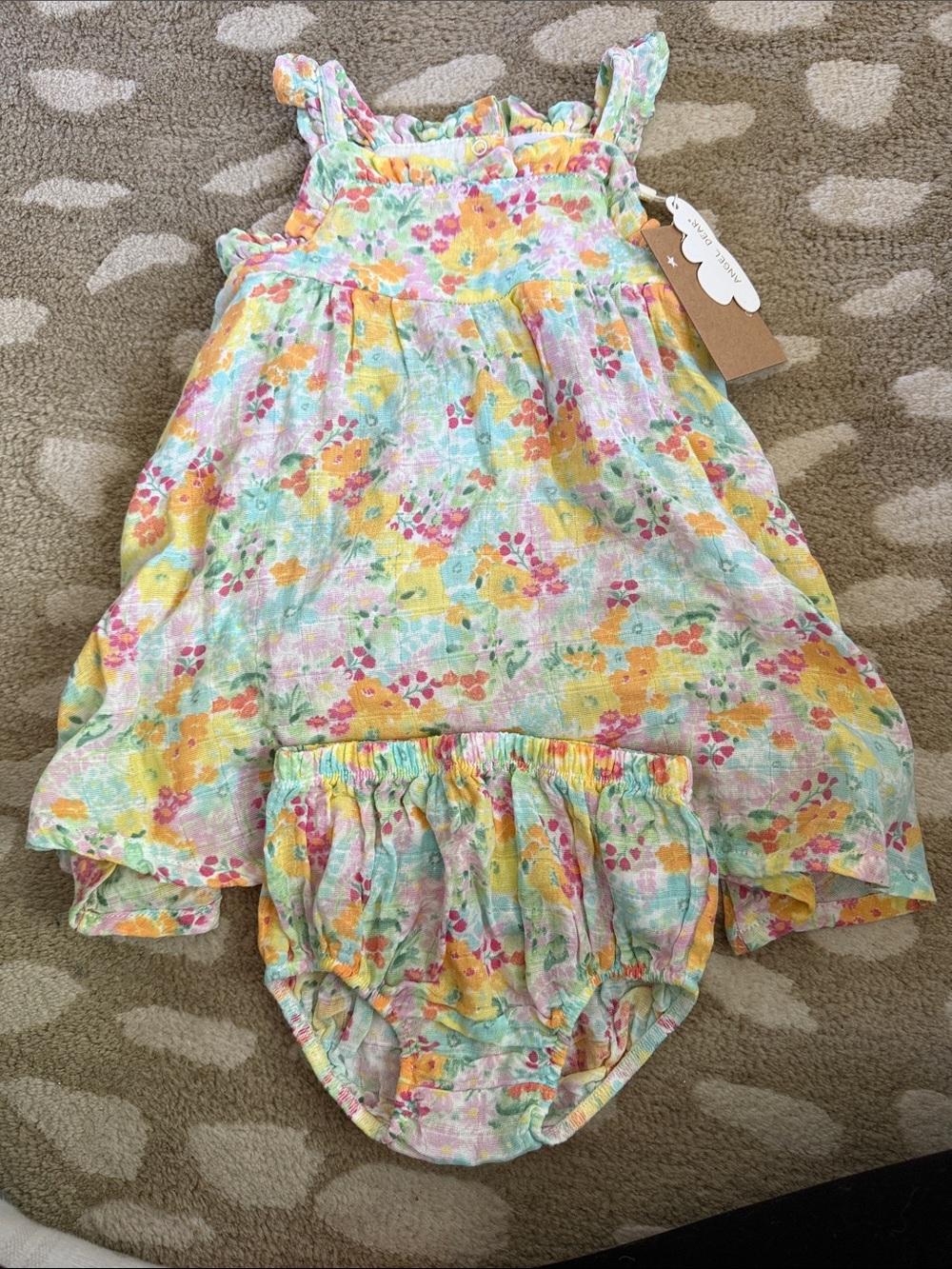 NWT Angel Dear Floral Dress and Bloomers